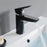 Chrome / Black Brass Bathroom Faucet 1
