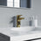 Chrome / Gold Brass Bathroom Faucet 5
