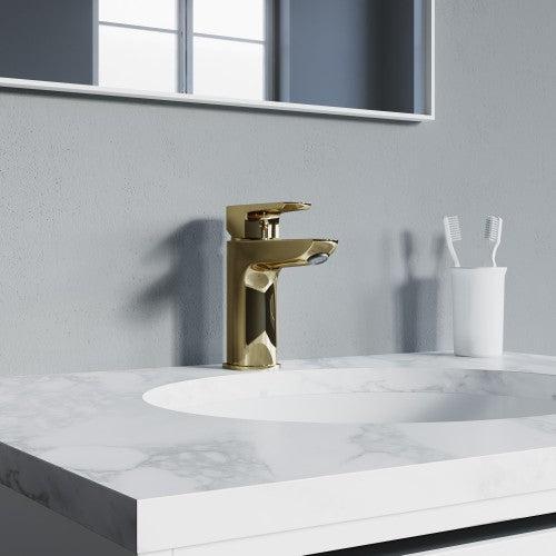 Chrome / Gold Brass Bathroom Faucet 5