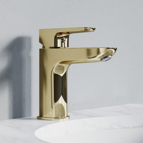 Chrome / Gold Brass Bathroom Faucet 4