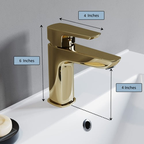 Chrome / Gold Brass Bathroom Faucet 7