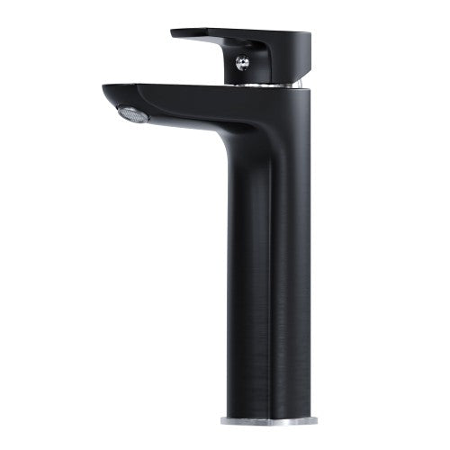 Chrome / Black Brass Bathroom Faucet 5