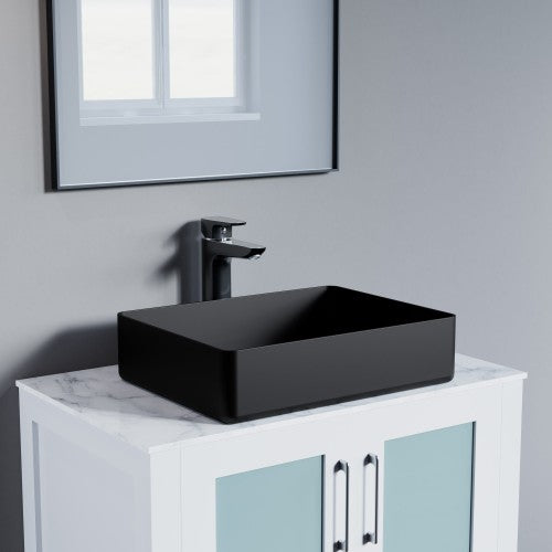 Chrome / Black Brass Bathroom Faucet 7