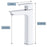 Chrome / White Brass Bathroom Faucet 9