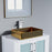 Chrome / White Brass Bathroom Faucet 6