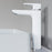 Chrome / White Brass Bathroom Faucet 5