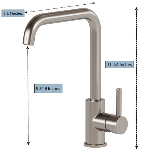 Brushed Nickel Brass Bathroom Faucet 7