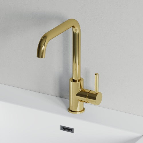 Gold Brass Bathroom Faucet 3