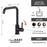 Black Brass Bathroom Faucet 8