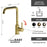 Gold Brass Bathroom Faucet 7