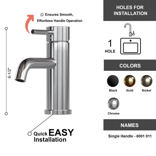Chrome Brass Bathroom Faucet 7
