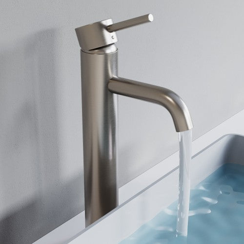 Brushed Nickel Brass Bathroom Faucet 1