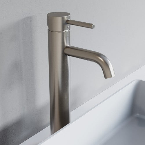 Brushed Nickel Brass Bathroom Faucet 2