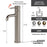 Brushed Nickel Brass Bathroom Faucet 6