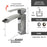 Chrome Brass Bathroom Faucet 5