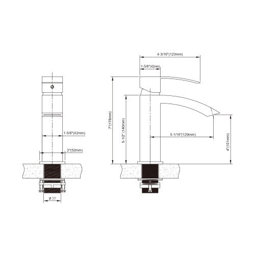 Chrome Brass Bathroom Faucet 8
