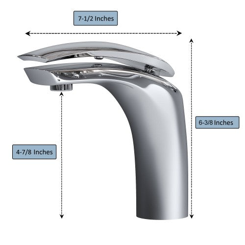 Chrome Brass Bathroom Faucet 7