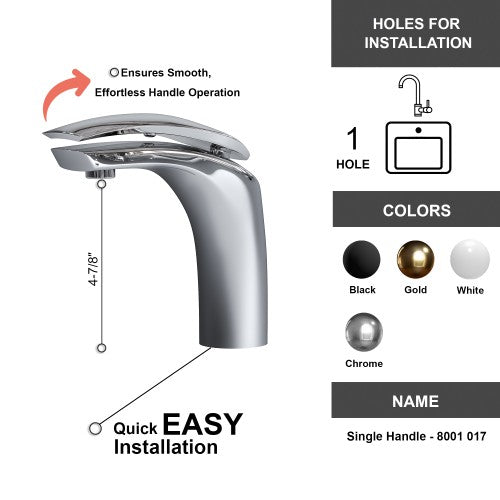 Chrome Brass Bathroom Faucet 8