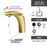Gold Brass Bathroom Faucet 4