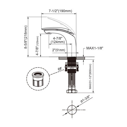 Gold Brass Bathroom Faucet 5