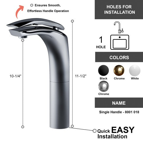 Chrome Brass Bathroom Faucet 8