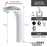 Chrome / White Brass Bathroom Faucet 7