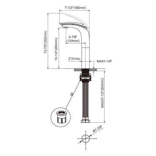 Chrome Brass Bathroom Faucet 9