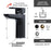 Chrome / Black Brass Bathroom Faucet 9