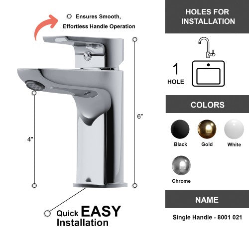 Chrome Brass Bathroom Faucet 10