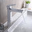 Chrome / White Brass Bathroom Faucet 3