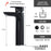 Chrome / Black Brass Bathroom Faucet 8