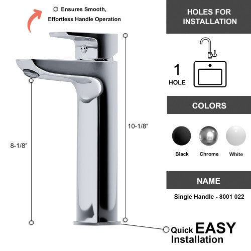 Chrome Brass Bathroom Faucet 8