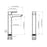 Chrome / Black Brass Bathroom Faucet 10