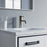 Brushed Nickel Brass Bathroom Faucet 5