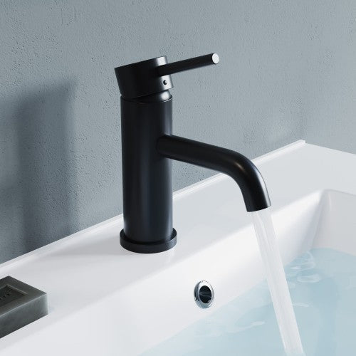 Black Brass Bathroom Faucet 2