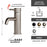 Brushed Nickel Brass Bathroom Faucet 7