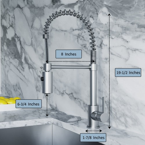 Chrome Brass Kitchen Faucet 4