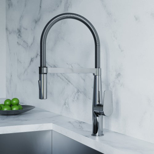 Chrome Brass Kitchen Faucet 1
