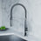 Chrome Brass Kitchen Faucet 5