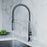 Chrome Brass Kitchen Faucet 4