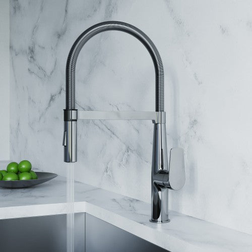 Chrome Brass Kitchen Faucet 4