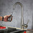 Brushed Nickel Brass Kitchen Faucet 6