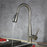 Brushed Nickel Brass Kitchen Faucet 2