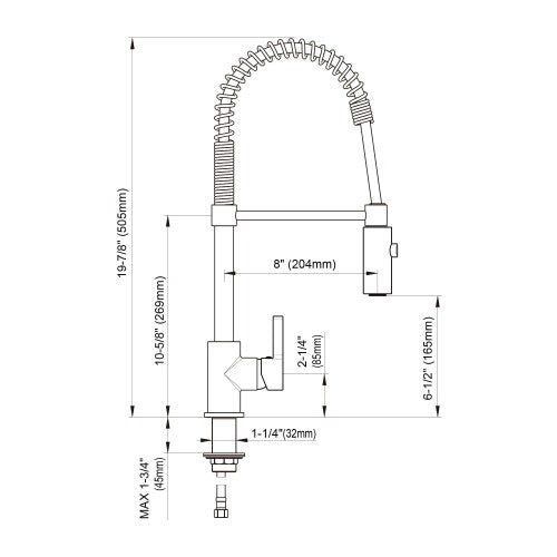 Chrome Brass Kitchen Faucet 10