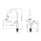 Brushed Nickel Brass Kitchen Faucet 9