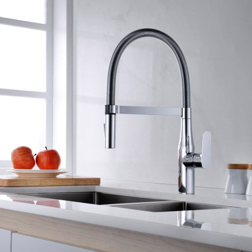 Chrome Brass Kitchen Faucet 6