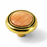 First Family Zinc Alloy Cabinet Knob Light Brass 1