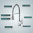 Chrome Brass Kitchen Faucet