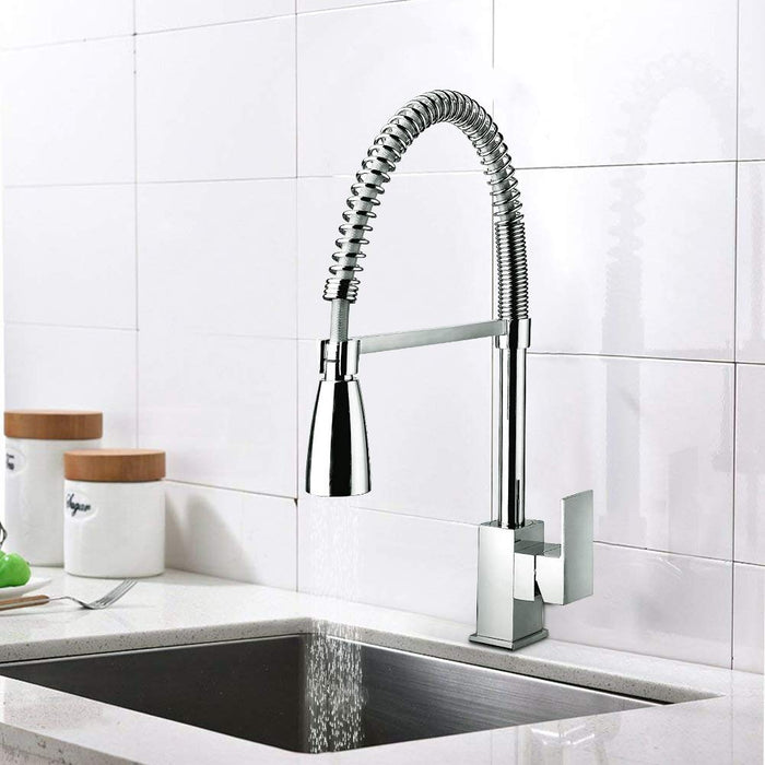 Chrome Brass Kitchen Faucet