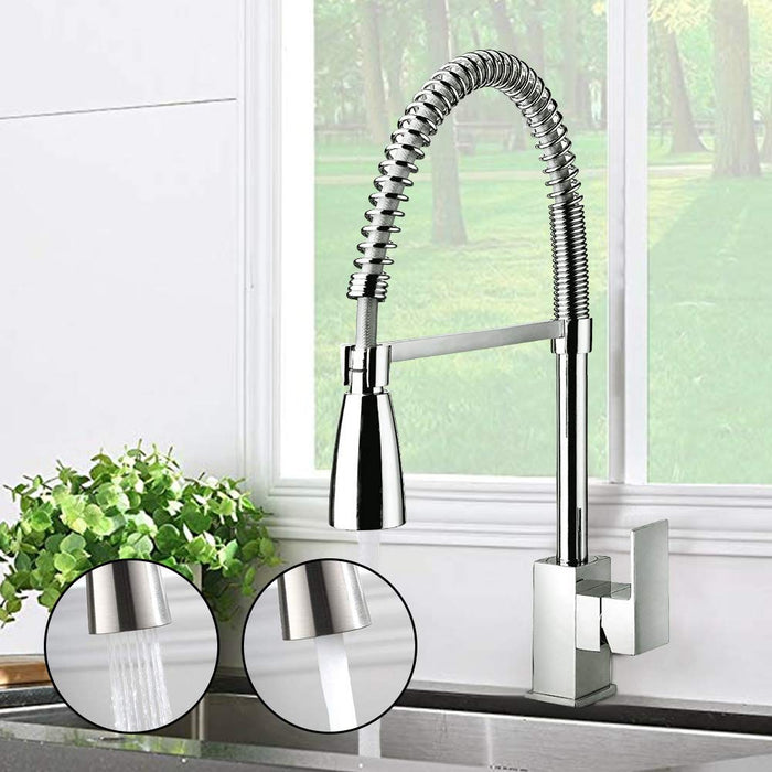 Chrome Brass Kitchen Faucet